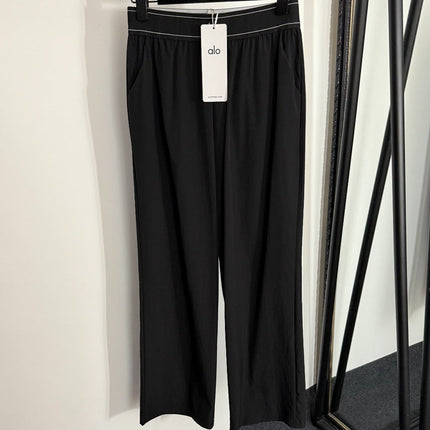 ALO 26S WIDE-LEG ELASTIC WAIST PANTS 206