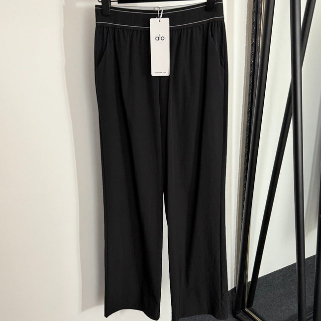 ALO 26S WIDE-LEG ELASTIC WAIST PANTS 206