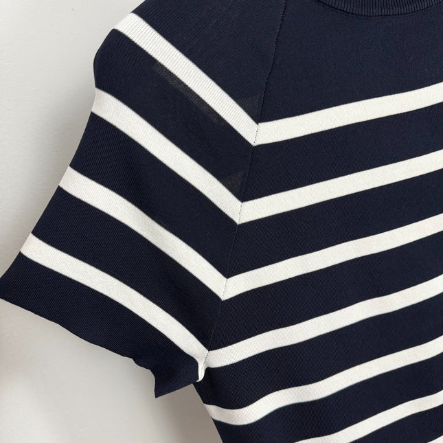 MIUMIU SHORT-SLEEVE KNIT TOP STYLE 359