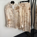 ZIMMERMANN 26S SHIRT AND STRAIGHT-LEG PANTS SET STYLE 59