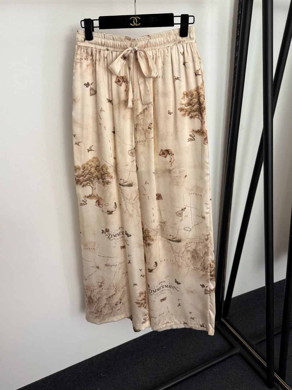 ZIMMERMANN 26S SHIRT AND STRAIGHT-LEG PANTS SET STYLE 59