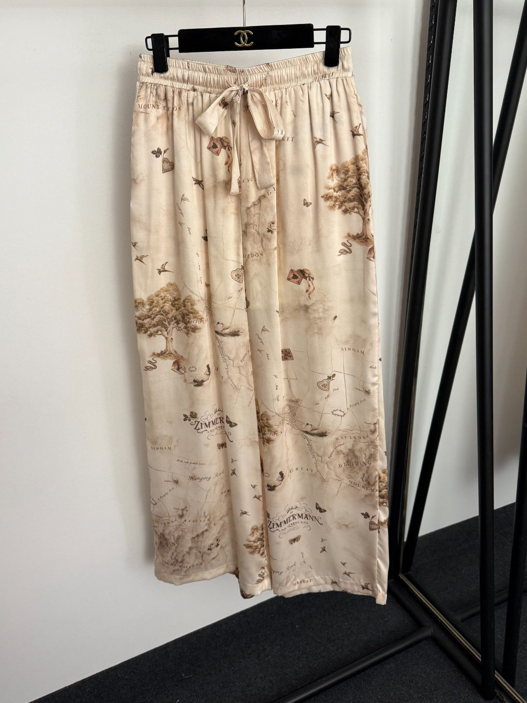 ZIMMERMANN 26S SHIRT AND STRAIGHT-LEG PANTS SET STYLE 59