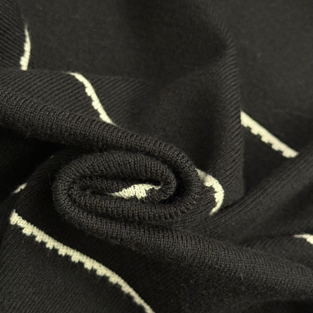 CHANEL 25S STRIPED KNIT SWEATER DRESS 335