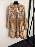 ZIMMERMANN 26S PUFF SLEEVE V-NECK DRESS STYLE 47