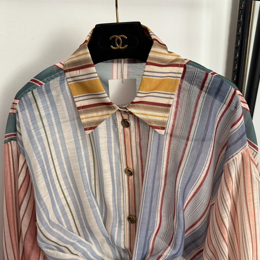 ZIMMERMANN 26S WAIST-CINCHED SHIRT STYLE 54