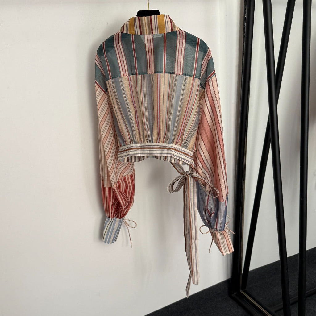 ZIMMERMANN 26S WAIST-CINCHED SHIRT STYLE 54