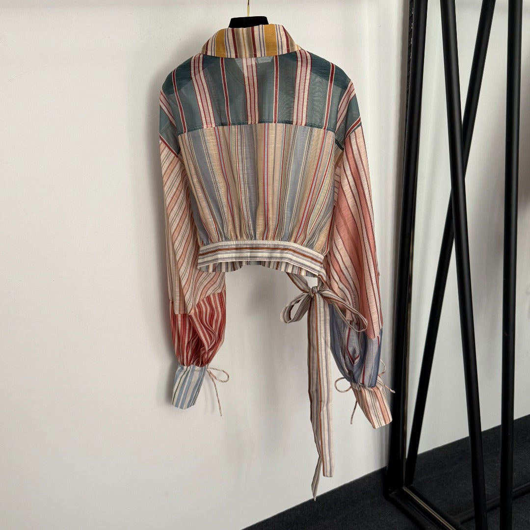 ZIMMERMANN 26S WAIST-CINCHED SHIRT STYLE 54