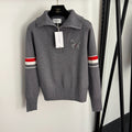 THOM 26S LONG-SLEEVE ZIP-UP KNIT TOP STYLE 73