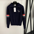 THOM 26S LONG-SLEEVE ZIP-UP KNIT TOP STYLE 74