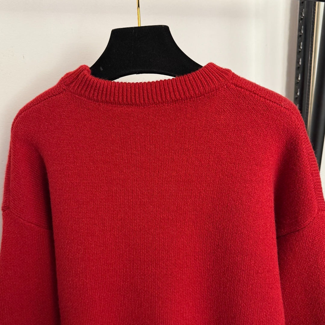 HERMES 25S LONG-SLEEVE SWEATER 465
