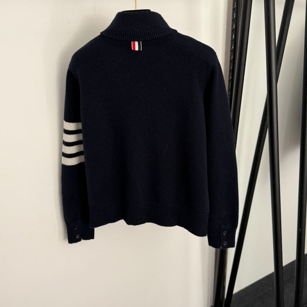 THOM 26S ZIP-NECK KNIT SWEATER STYLE 69