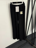 CHANEL 25S KNIT PANTS ELASTIC WAIST 569