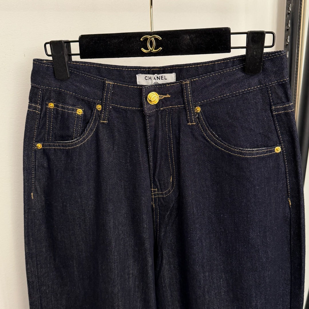 CHANEL 25S HIGH-WAISTED SKINNY JEANS 565