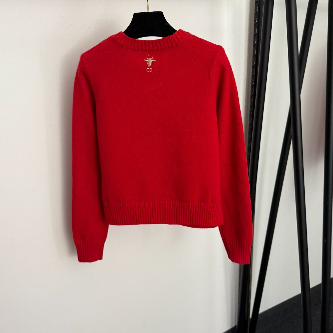 DIOR 25S LONG-SLEEVE SWEATER 660