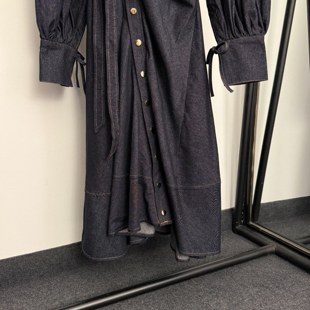 ZIMMERMANN 26S DENIM LONG SHIRT DRESS STYLE 123