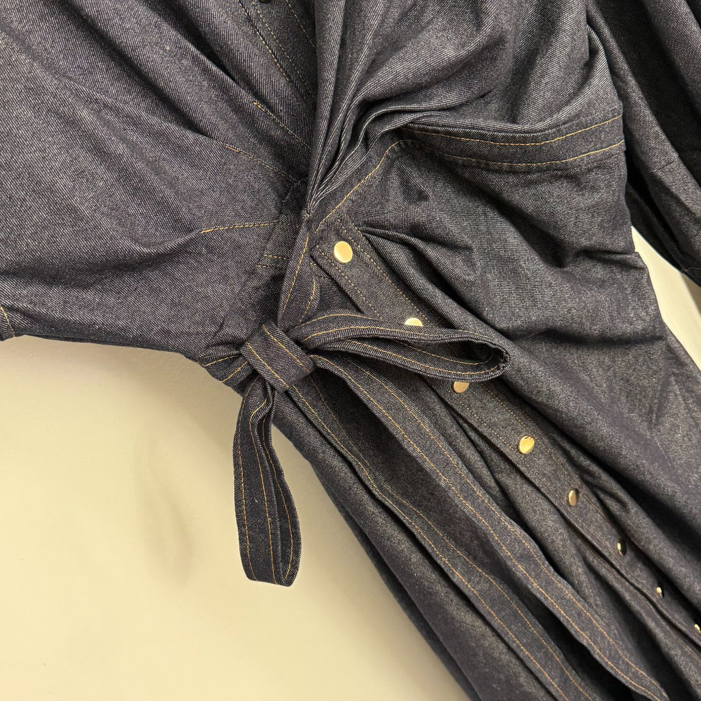 ZIMMERMANN 26S DENIM LONG SHIRT DRESS STYLE 123
