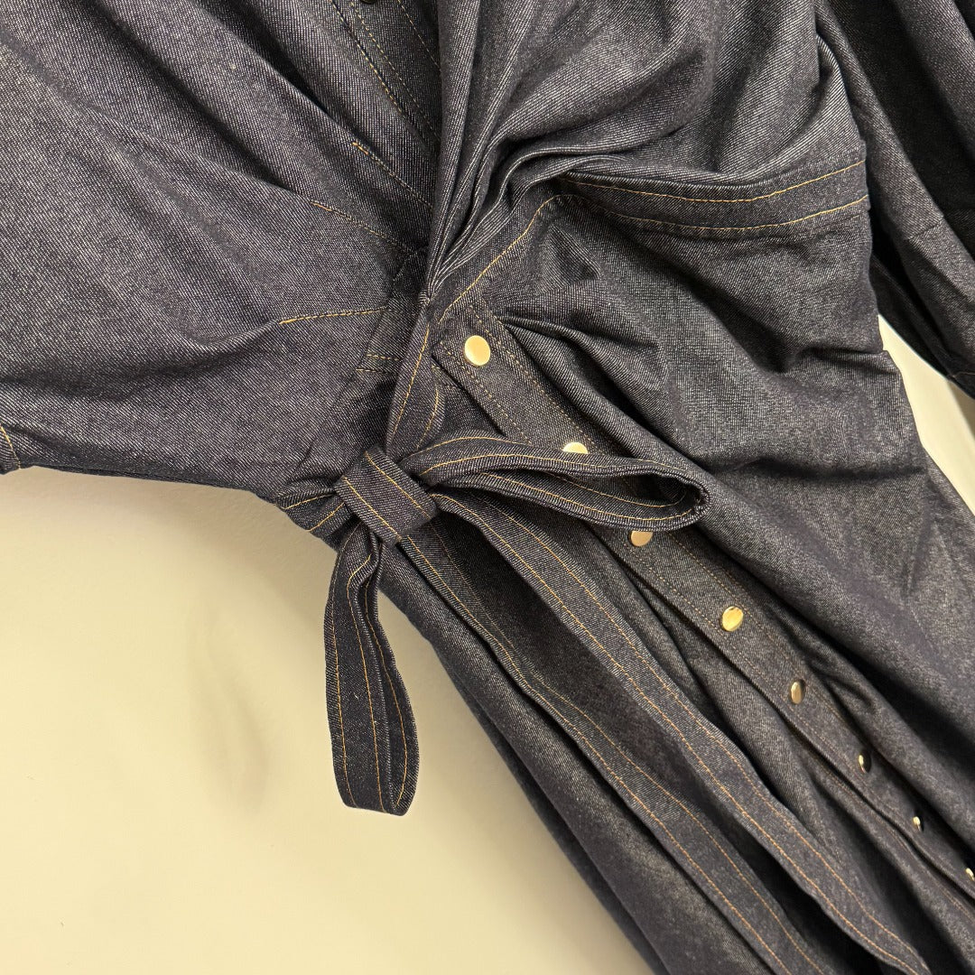 ZIMMERMANN 26S DENIM LONG SHIRT DRESS STYLE 123
