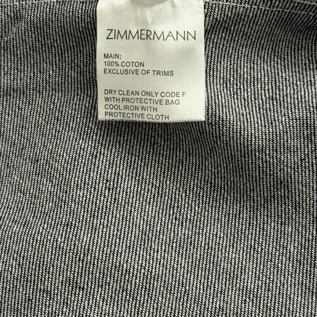 ZIMMERMANN 26S DENIM LONG SHIRT DRESS STYLE 123
