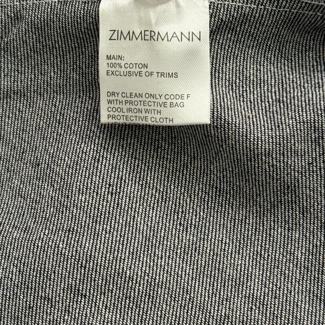 ZIMMERMANN 26S DENIM LONG SHIRT DRESS STYLE 123