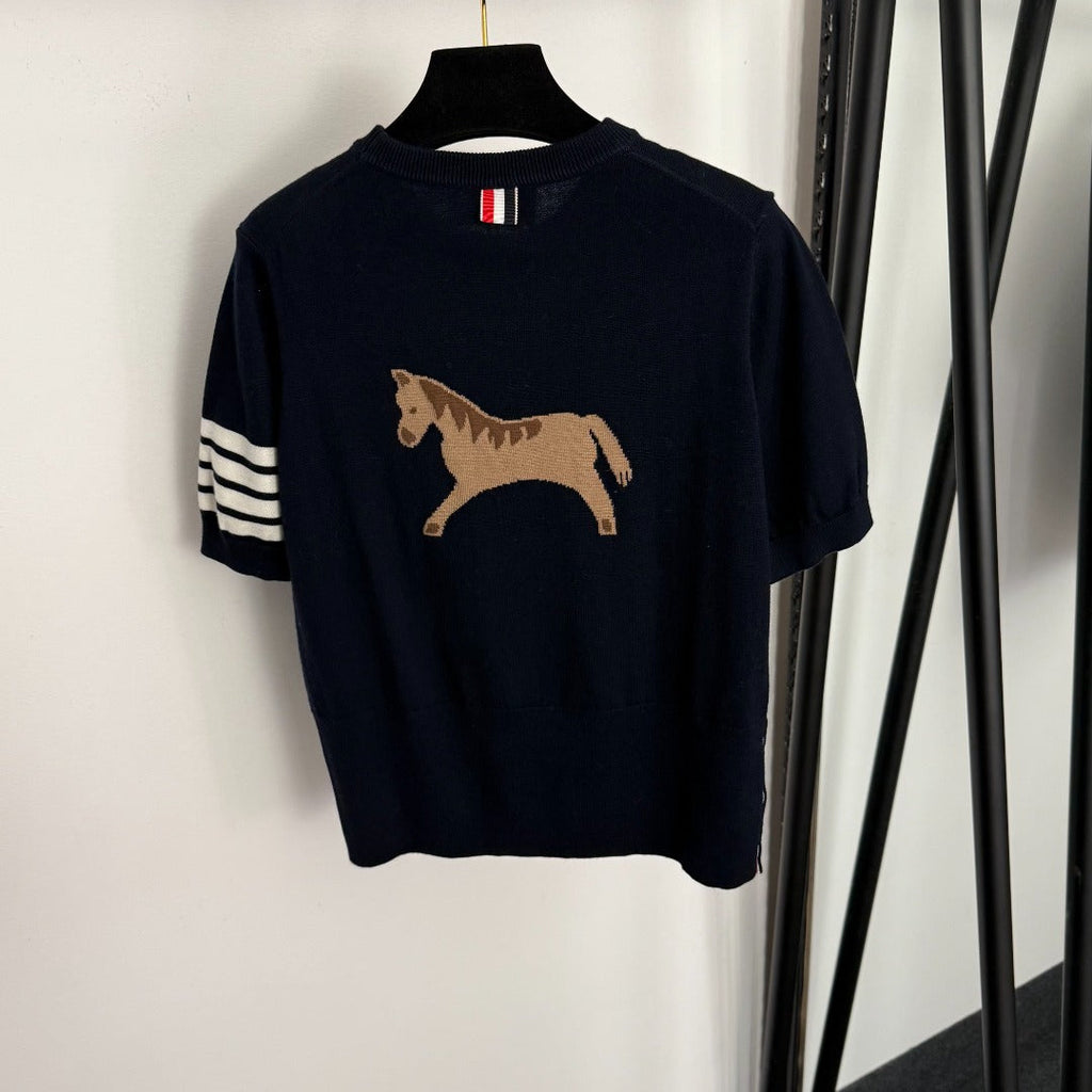 THOM 26S SHORT-SLEEVE KNIT TOP STYLE 5