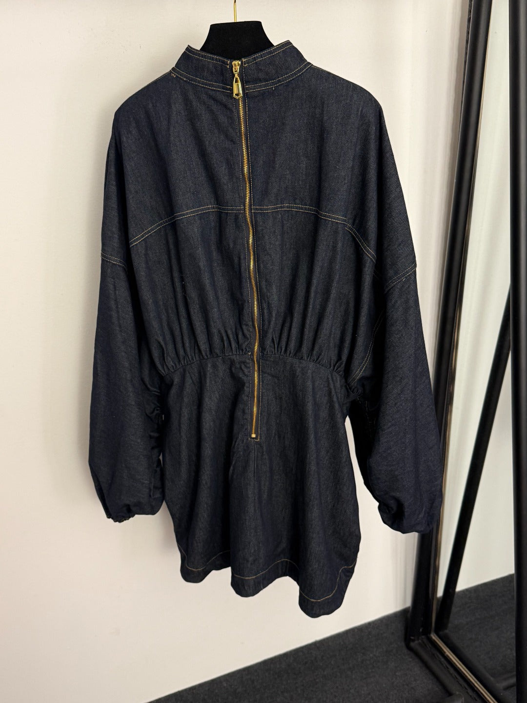 ZIMMERMANN 26S PUFF SLEEVE DENIM DRESS STYLE 118