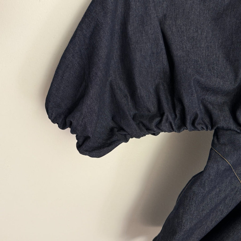 ZIMMERMANN 26S PUFF SLEEVE DENIM DRESS STYLE 118