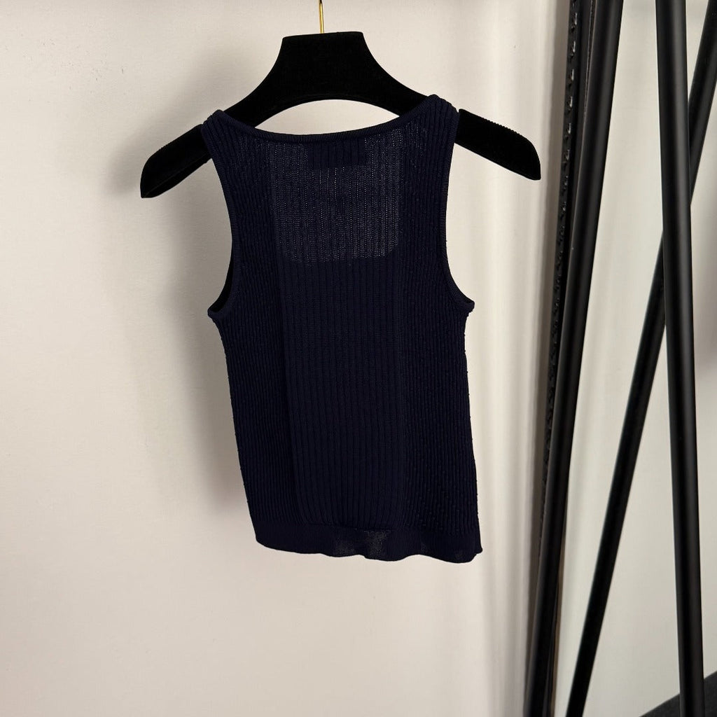 CHANEL 26S KNIT TANK TOP 753