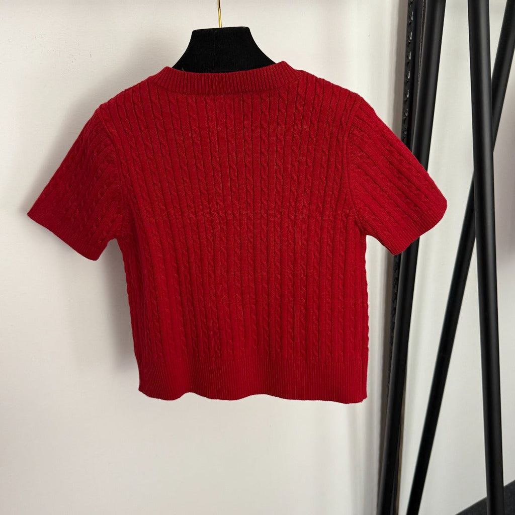 CHANEL 26S SHORT-SLEEVE CARDIGAN 689