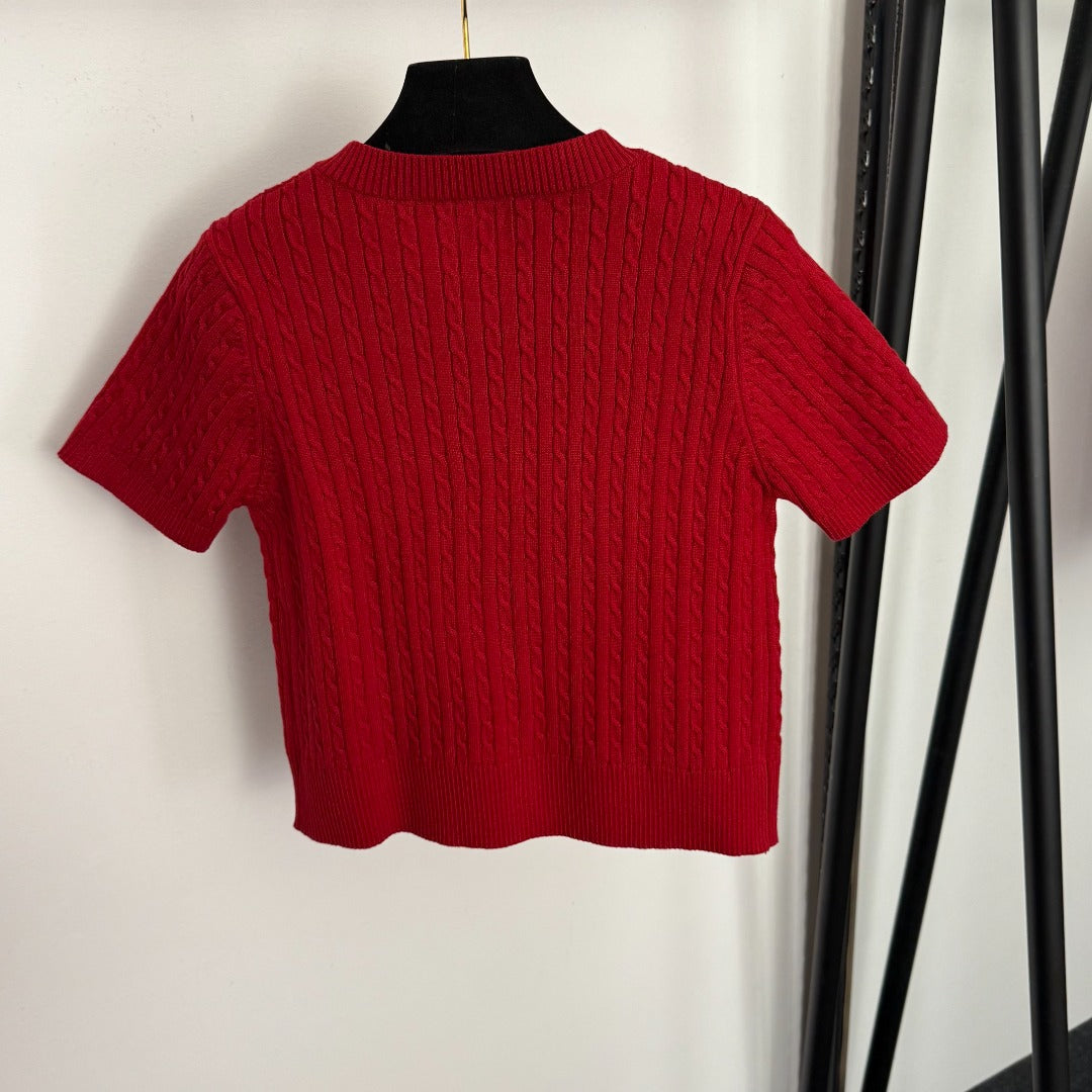 CHANEL 26S SHORT-SLEEVE CARDIGAN 689