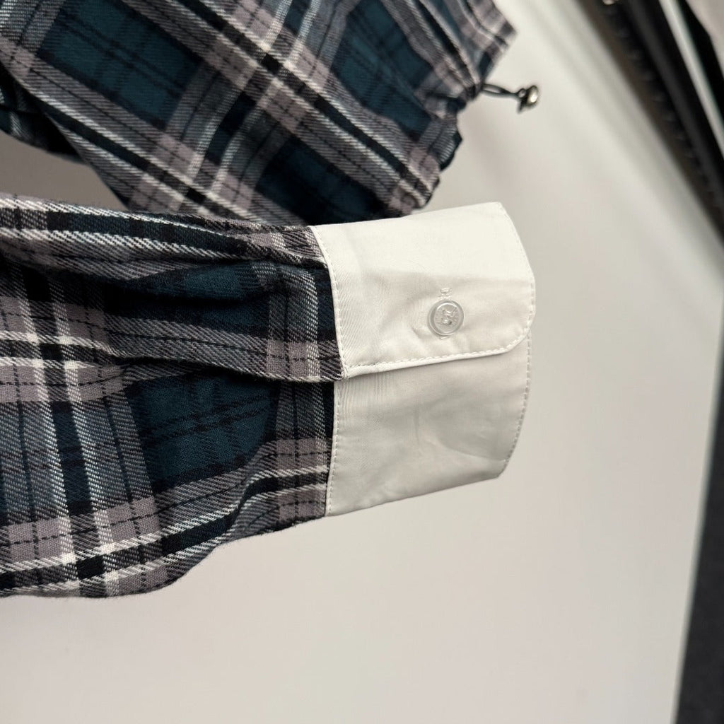 CELINE 26S LONG-SLEEVE CHECKED SHIRT STYLE 10