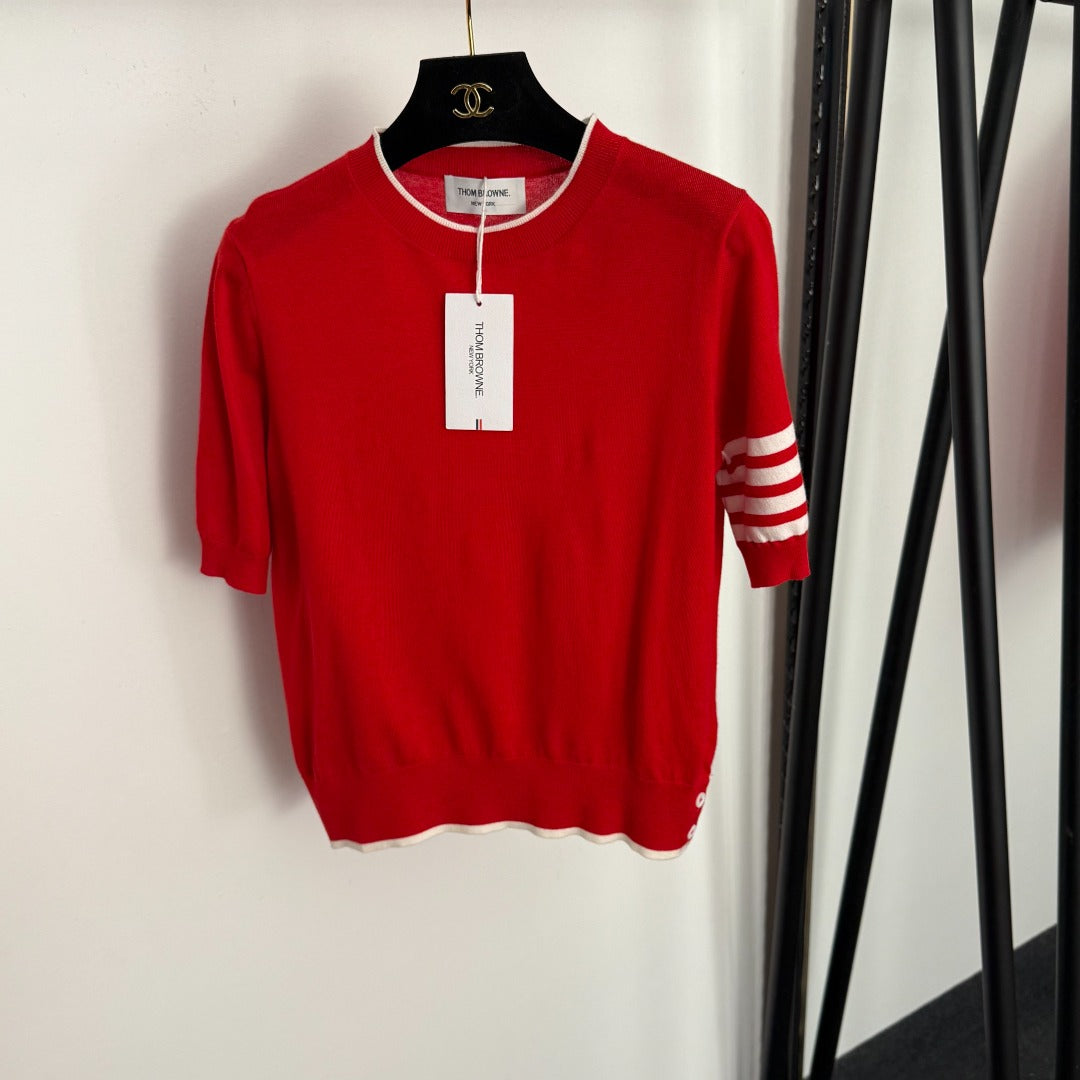THOM 26S SHORT-SLEEVE KNIT TOP STYLE 2