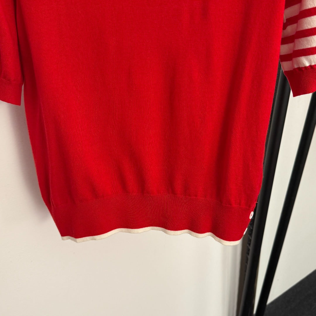 THOM 26S SHORT-SLEEVE KNIT TOP STYLE 2
