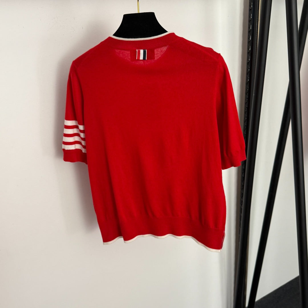 THOM 26S SHORT-SLEEVE KNIT TOP STYLE 2