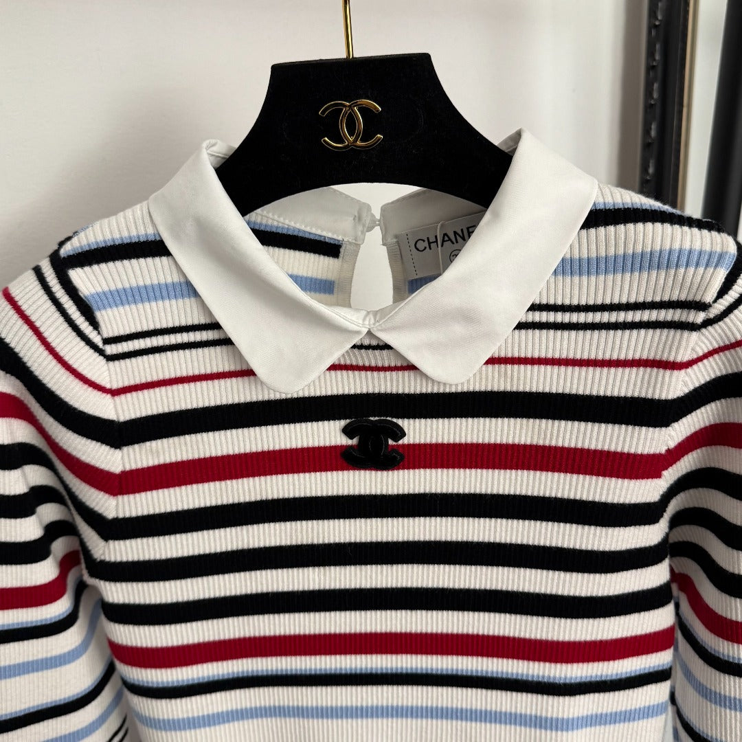 CHANEL 26S COLLARED SWEATER 837