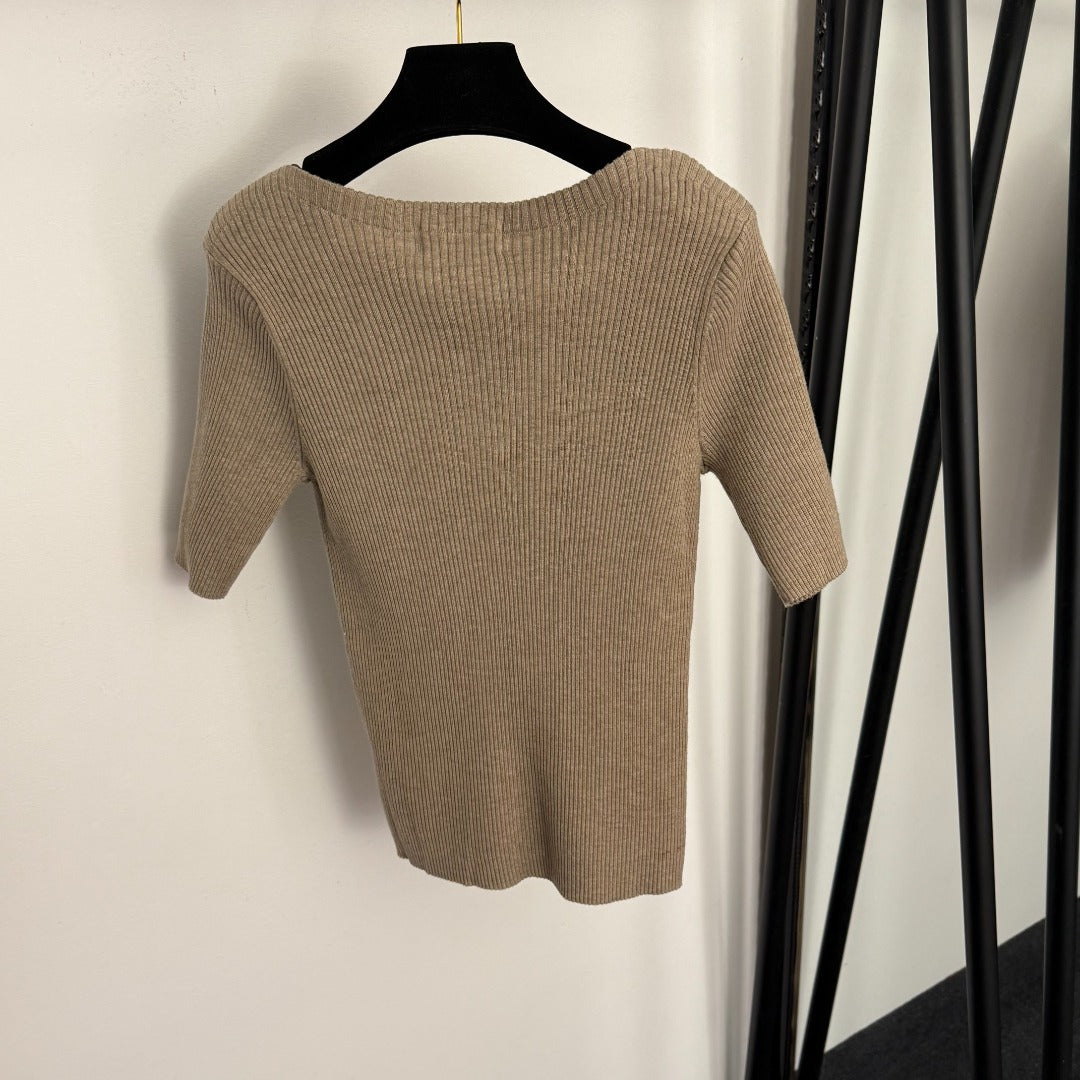 LP 26S SHORT-SLEEVE KNITTED SWEATER 553