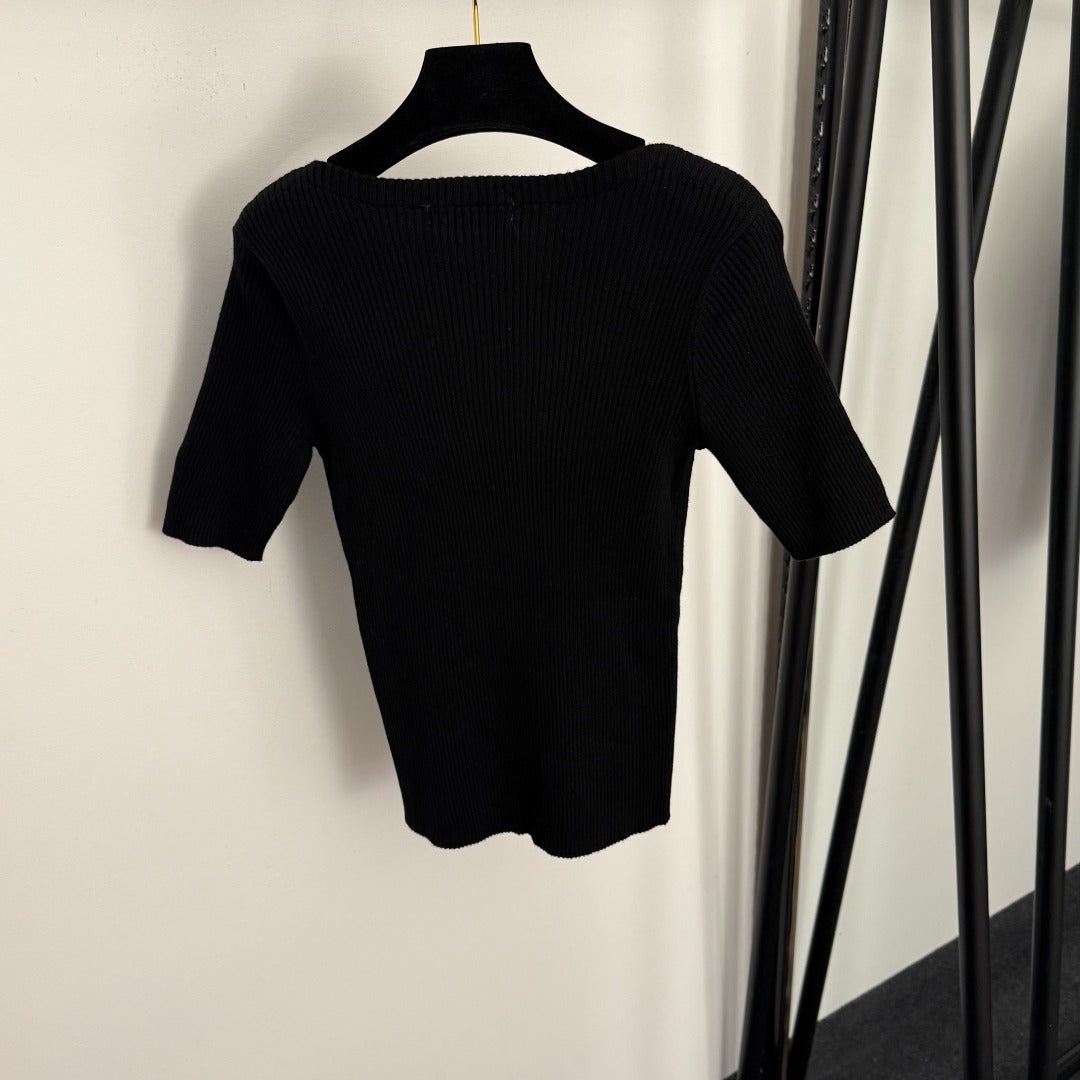 LP 26S SHORT-SLEEVE KNITTED SWEATER 555