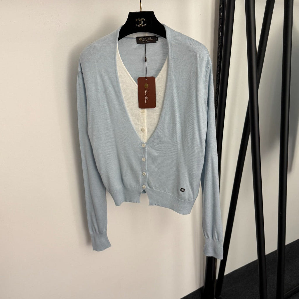 LP 26S LONG-SLEEVE V-NECK CARDIGAN 533