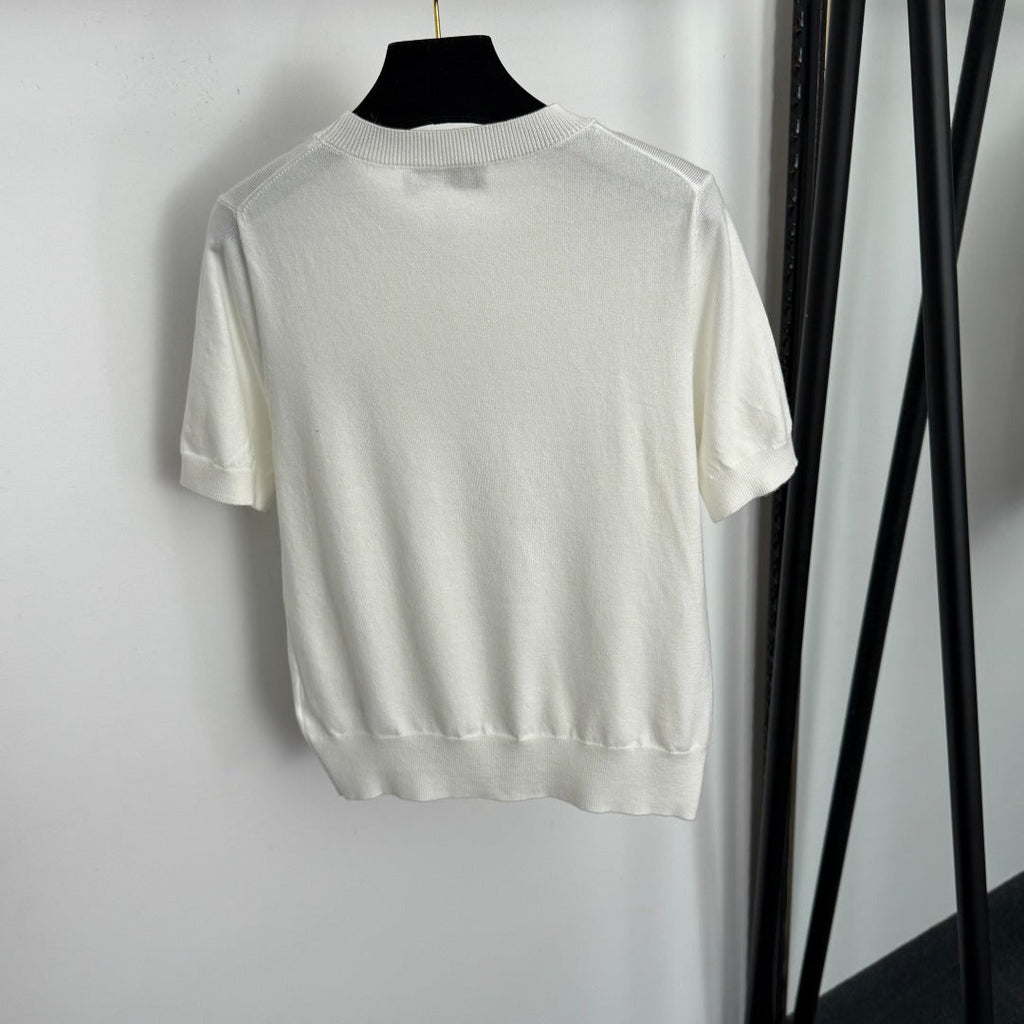 DIOR 26S SHORT-SLEEVE KNIT SWEATER 894