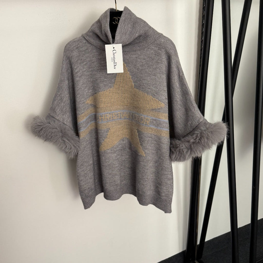 DIOR 26S SHORT SLEEVE HIGH NECK KNIT SWEATER 997