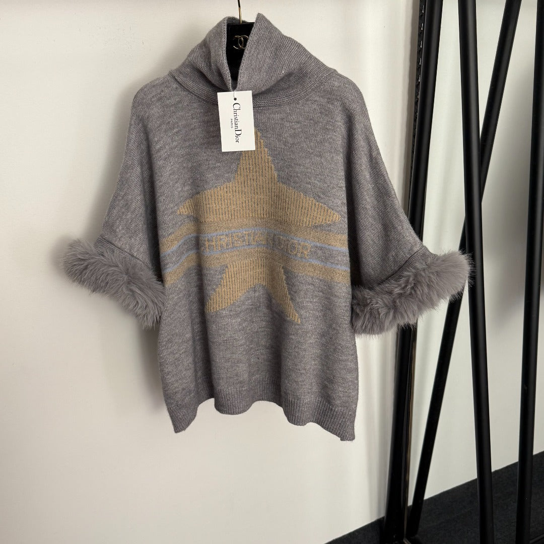 DIOR 26S SHORT SLEEVE HIGH NECK KNIT SWEATER 997