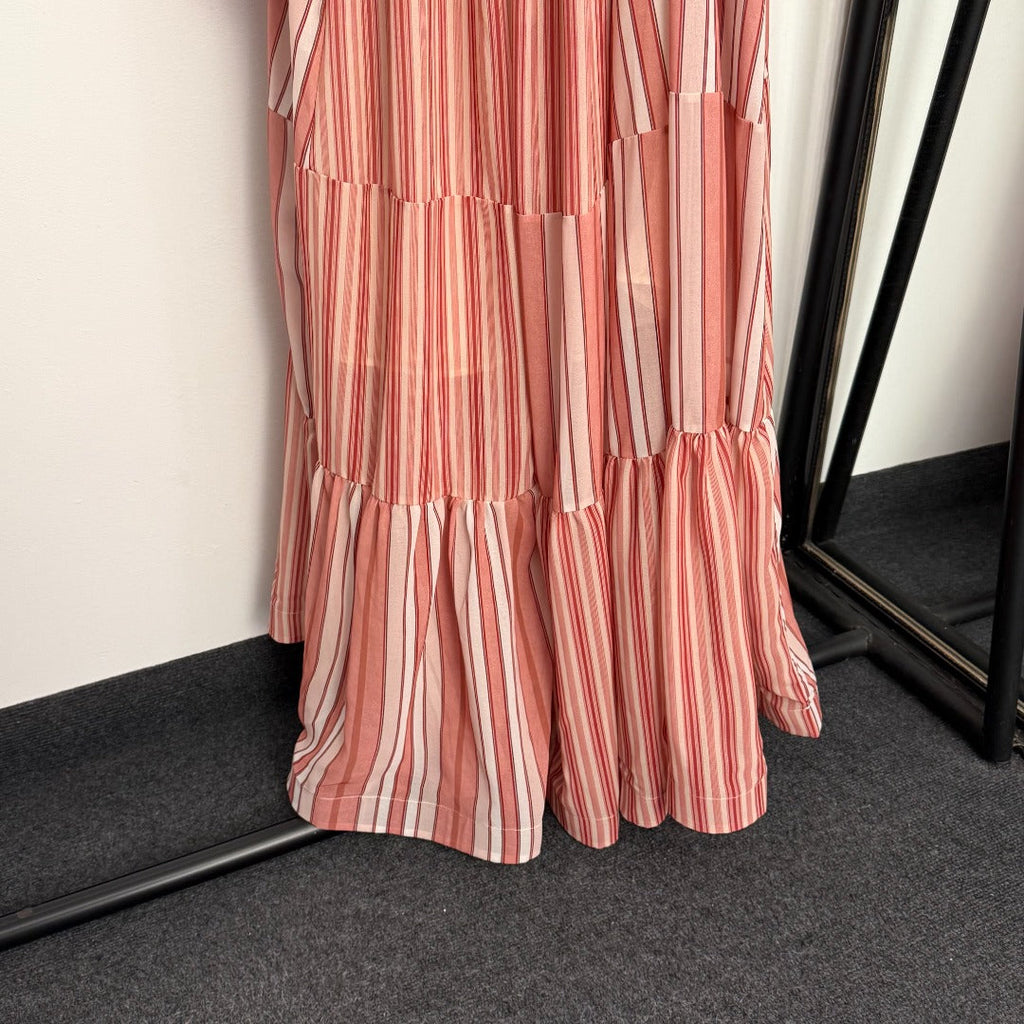 ZIMMERMANN 26S STRIPED SPAGHETTI STRAP DRESS STYLE 110