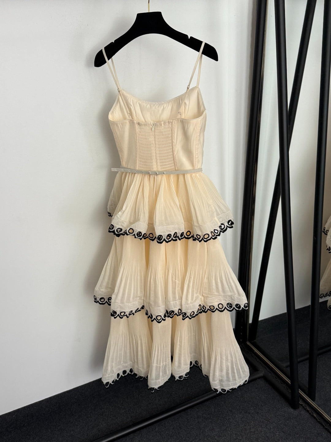 ZIMMERMANN 26S PLEATED SPAGHETTI STRAP DRESS STYLE 112