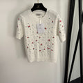 DIOR 26S SHORT-SLEEVE KNIT TOP 923
