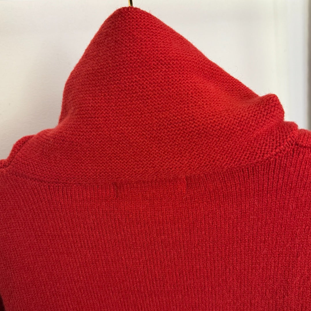 DIOR 26S SHORT-SLEEVE HIGH-NECK KNITTED SWEATER 967