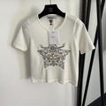 DIOR 26S SHORT-SLEEVE KNIT T-SHIRT 1037