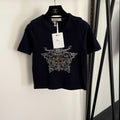 DIOR 26S SHORT-SLEEVE KNIT TOP 1036