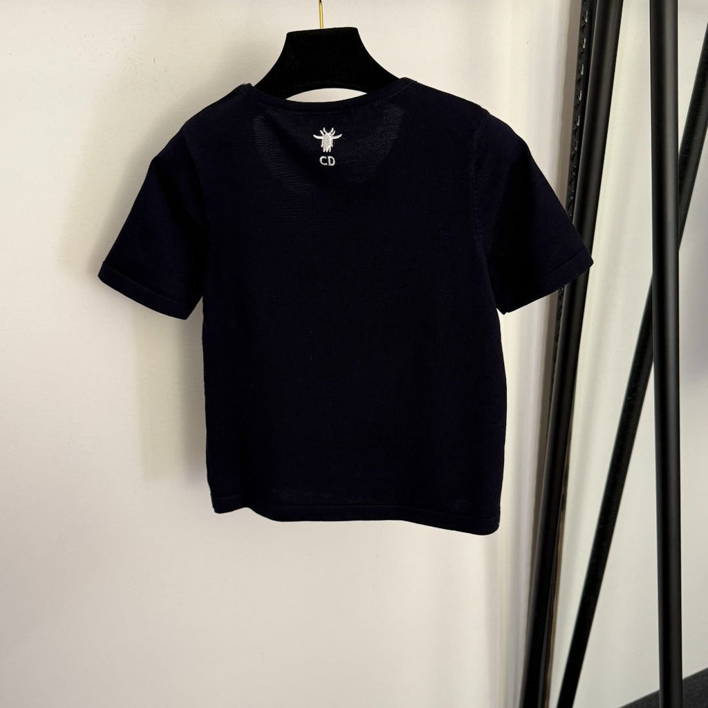 DIOR 26S SHORT-SLEEVE KNIT TOP 1033