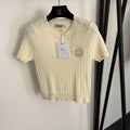 DIOR 26S SHORT-SLEEVE KNIT TOP 1031