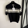 DIOR 26S SHORT-SLEEVE KNIT SWEATER 1029