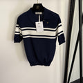 DIOR 26S SHORT-SLEEVE KNIT SWEATER 1028